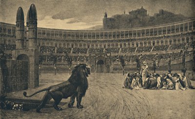 Roma - Circus Maximus - Last Prayer of the Christians Thrown to the Wild Animals by Unbekannt