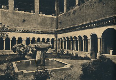 Roma - Cloisters of SS. Quattro Coronati on the Caelian Hill. Built in 1113, 1910 by Unbekannt