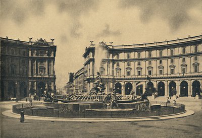 Roma - Esedra Square and the Naiades Fountain by Unbekannt