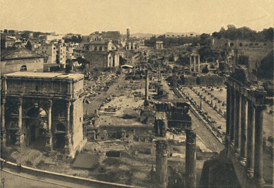 Roma - General View of the Roman Forum by Unbekannt