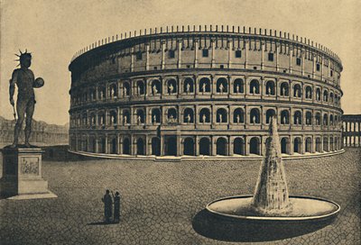 Roma - Imaginary Reconstruction of the Colosseum, 1910 by Unbekannt