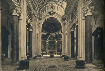 Interior of the Basilica of the Holy Cross of Jerusalem, 1910 by Unbekannt