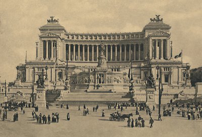 Rome - Piazza di Venezia. Monument to Victor Emmanuel II by Unbekannt