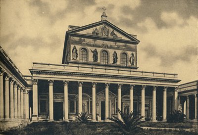 Principal Facade of the Basilica of St. Paul Outside the Walls, Rome by Unbekannt