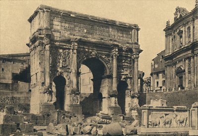 Roman Forum - Arch of Septimius Severus by Unbekannt