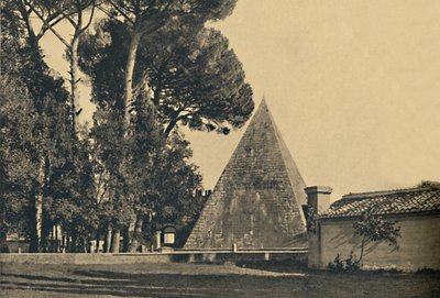 Roma - Sepulchal Pyramid of Caius Caestius - Gate of Saint Paul on the Ostia Road by Unbekannt
