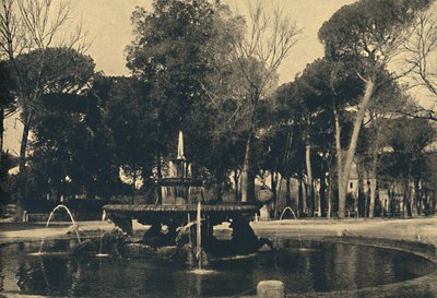 Villa Borghese - Fountain of the Sea-Horses, 1910 by Unbekannt