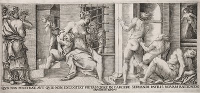 Roman Charity by Unbekannt
