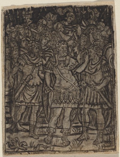 Roman General Addressing His Troops by Unbekannt