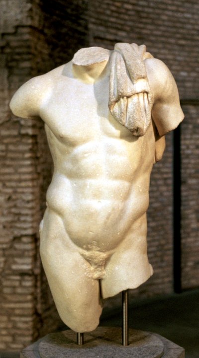 Roman copy of a Greek statue of a male torso by Unbekannt