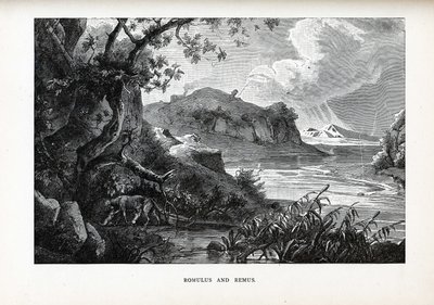 Romulus and Remus, 1882 by Unbekannt