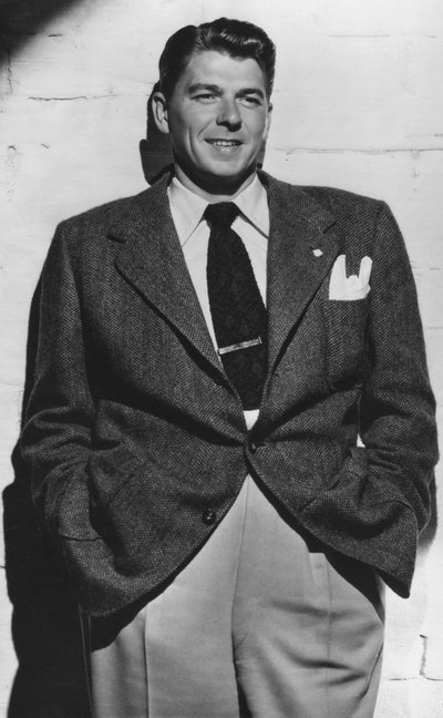 Ronald Reagan 1911-2004, 40th President of the United States of America, c1940s by Unbekannt