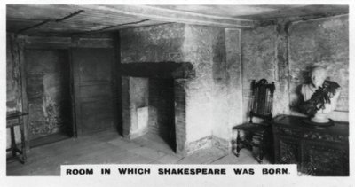 Room in Which Shakespeare Was Born by Unbekannt