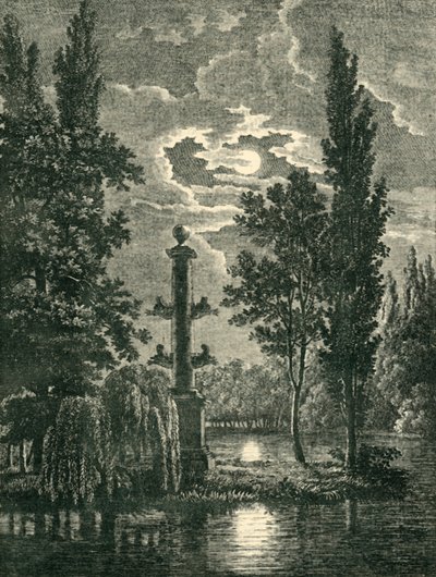 Rostral column in the gardens of the Château de Méréville, Essonne, France by Unbekannt