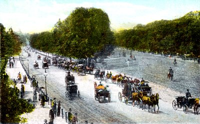 Rotten Row, Hyde Park, London by Unbekannt