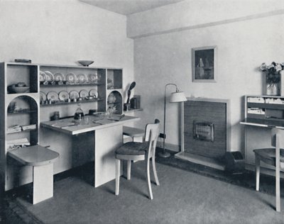 Rowley Gallery of Decorative Art Ltd - Combined dining-living-room open, 1939 by Unbekannt