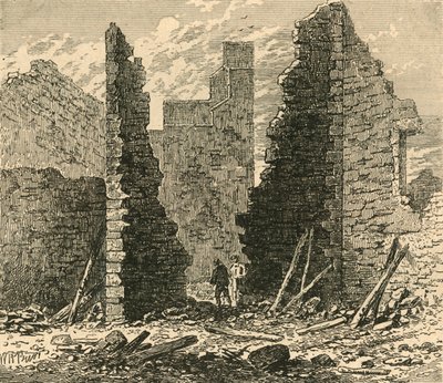 Ruins of the Barbican on Ludgate Hill, 1792 by Unbekannt