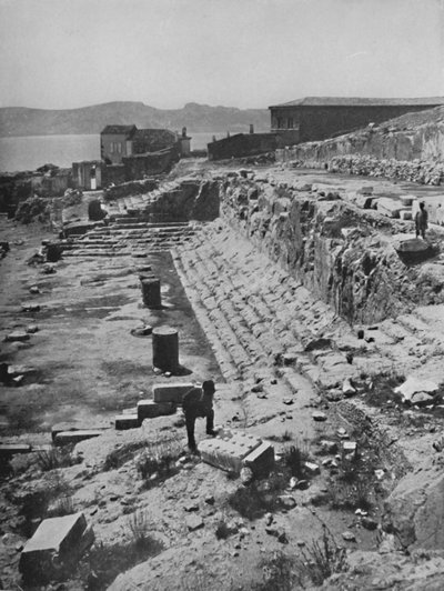 Ruins of the Great Temple of the Mysteries at Eleusis by Unbekannt
