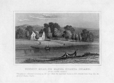 Runney Mead or Magna Charta Island, Near Egham, Surrey by Unbekannt