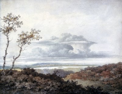 Rural Landscape and Cloud Study by Luke Howard, March 1849 by Unbekannt