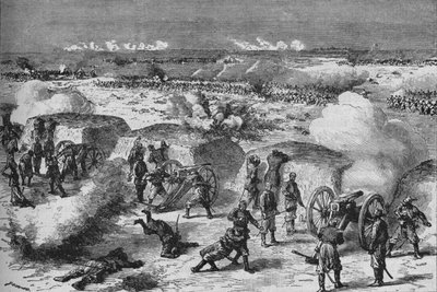 Russian Attack Upon a Turkish Redoubt by Unbekannt