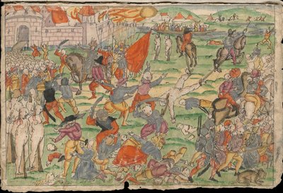 Russian Atrocities in Livonia, July and August 1577. From Johann Jakob Wicks Sammlung von Nachrichten by Unbekannt