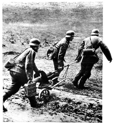 Russians serving in the German Army, Eastern Front by Unbekannt