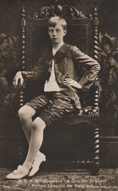 S. A. R. Monseigneur Le Duc De Brabant Prince Leopold de Belgique by Unbekannt