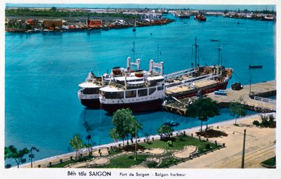 Saigon harbour, French Indochina Vietnam, 20th century by Unbekannt