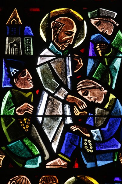 Saint-Corentin Cathedral, Quimper Stained glass: Saint Paul, Quimper, France by Unbekannt