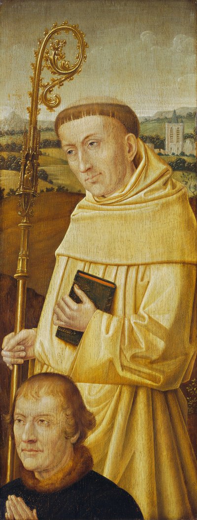 Saint Bernard with Donor [obverse], probably early 20th century by Unbekannt