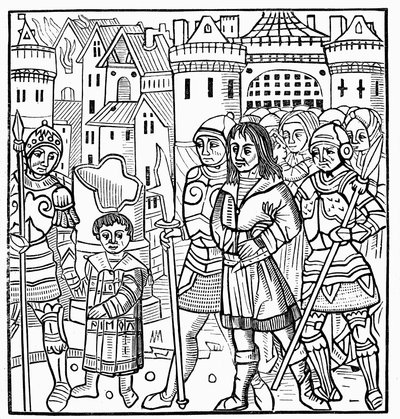 Saint Louis and His Brothers Taken Prisoner During the Seventh Crusade by Unbekannt