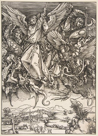 Saint Michael Fighting the Dragon, from The Apocalypse by Unbekannt