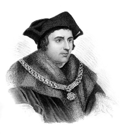 Saint Sir Thomas More, English politician, scholar and martyr, c1850 by Unbekannt