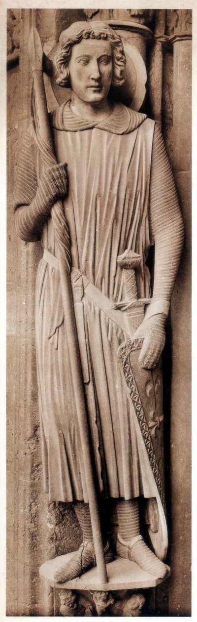 Saint Theodore, Cathedral of Chartres, France, 13th century by Unbekannt
