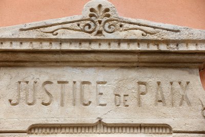 Saint Tropez City Hall, Justice and Peace by Unbekannt