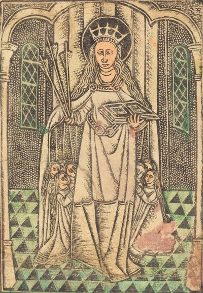 Saint Ursula as Protectress, in or after 1480 by Unbekannt