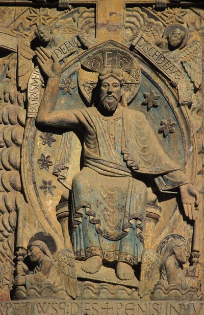 Sainte Foy Church Tympanum: The Last Judgment, Conques, France by Unbekannt