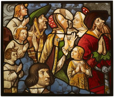 Saints and Worshippers in Adoration, France, 1510-1515 by Unbekannt