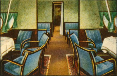 Saloon on Board the Dornier Do X Flying Boat by Unbekannt