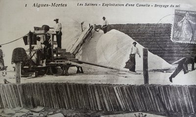 Saltworks, Camargue, Aigues-Mortes, Provence, France by Unbekannt