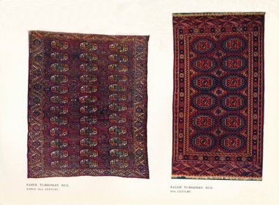 Saryk Turkoman rug and Salor Turkoman rug by Unbekannt