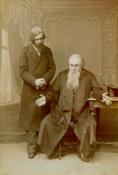 Scene from Alexander Ostrovskys play Its a Family Affair, Maly Theatre, Moscow, Russia, 1892 by Unbekannt