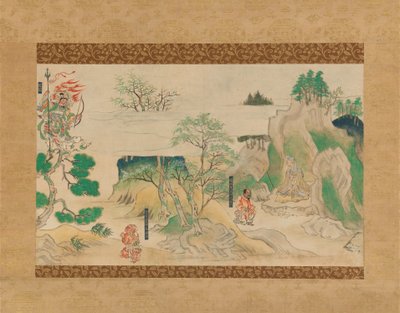 Scene from The Illustrated Legends of Jin’oji Temple by Unbekannt