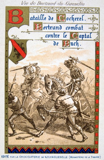 Scene from the life of Bertrand du Guesclin, 19th century by Unbekannt
