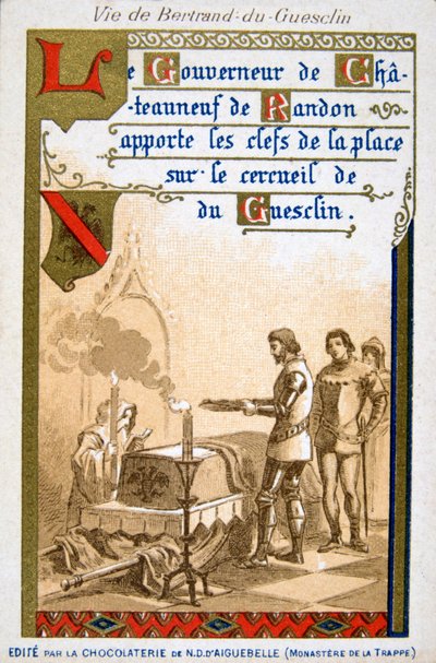 Scene from the life of Bertrand du Guesclin by Unbekannt