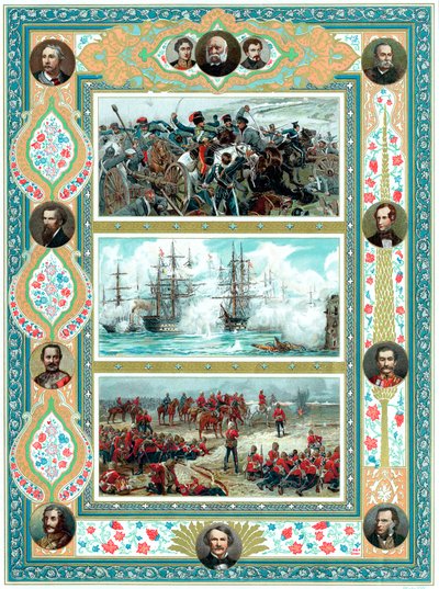 Scenes from British Military Engagements by Unbekannt