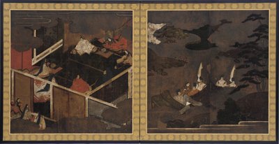 Scenes from The Tale of Genji by Unbekannt