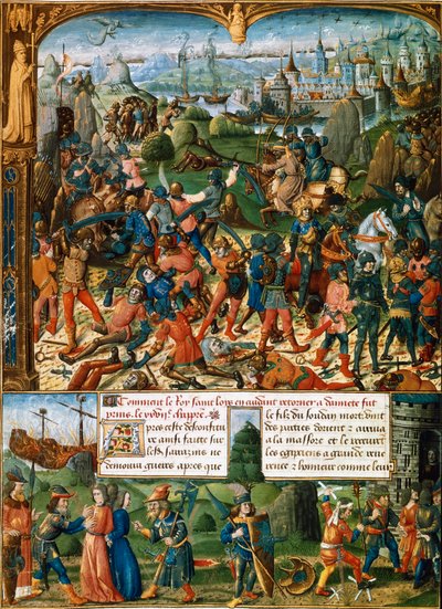 Scenes from the Seventh Crusade, 1248-1254 by Unbekannt