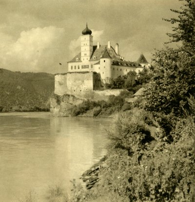 Schönbüchel Castle on the River Danube, Lower Austria by Unbekannt